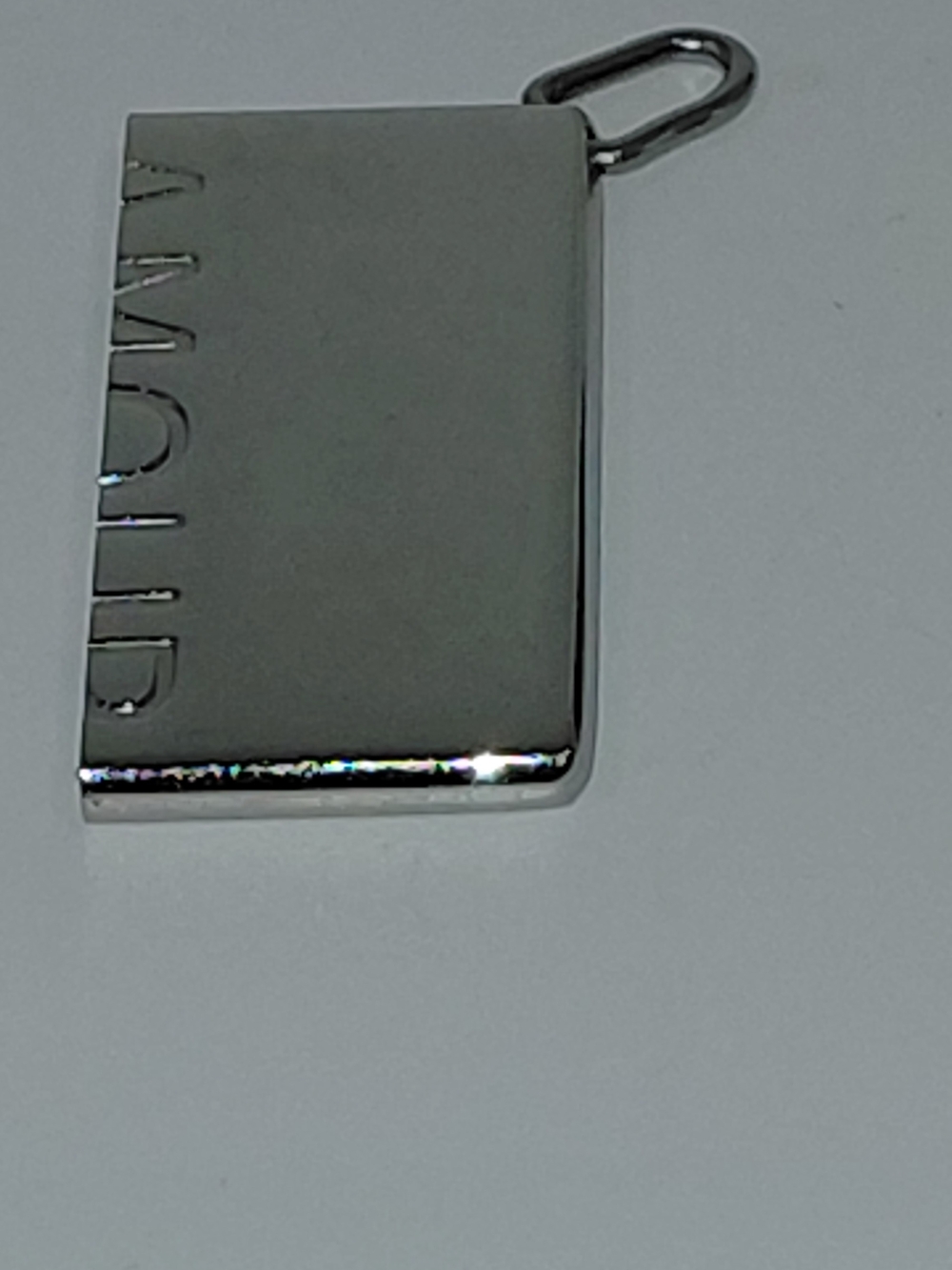 Hermes Amour Symbol Palladium Plated Pendant